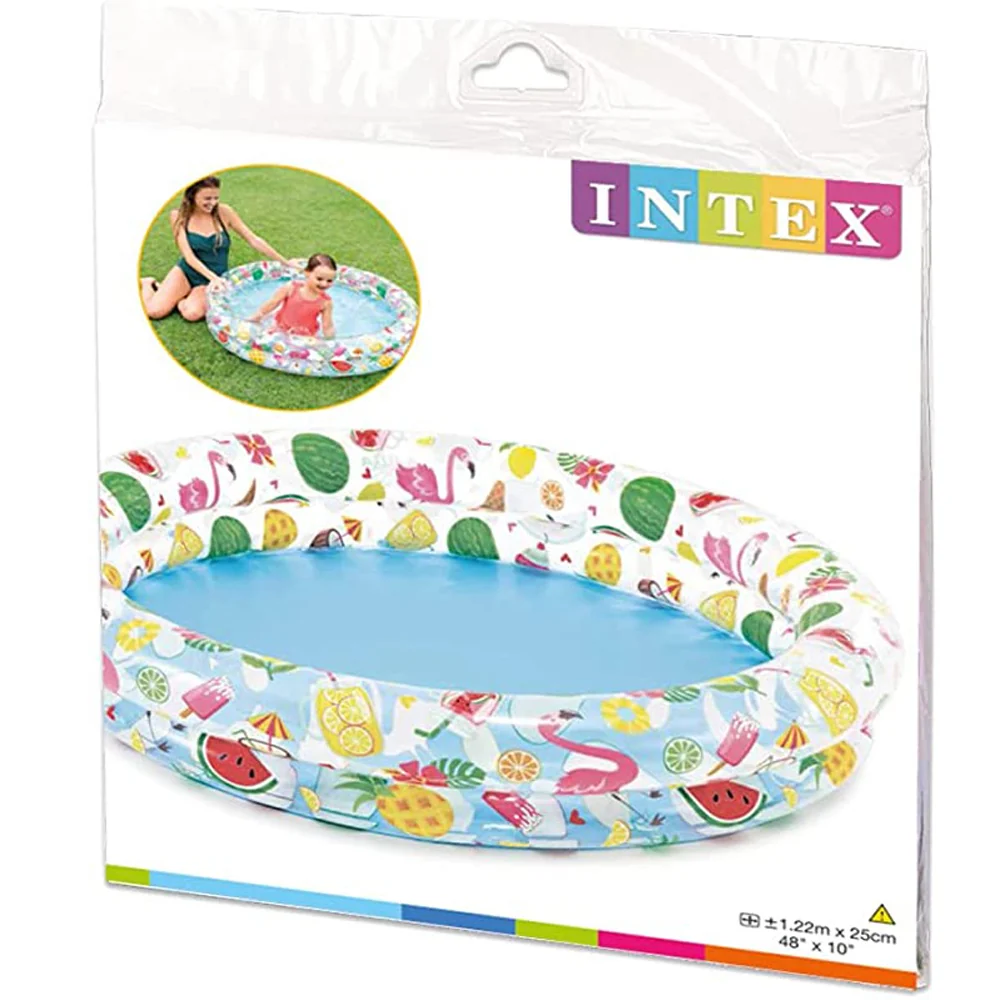48"X10"8GA Circles Pool