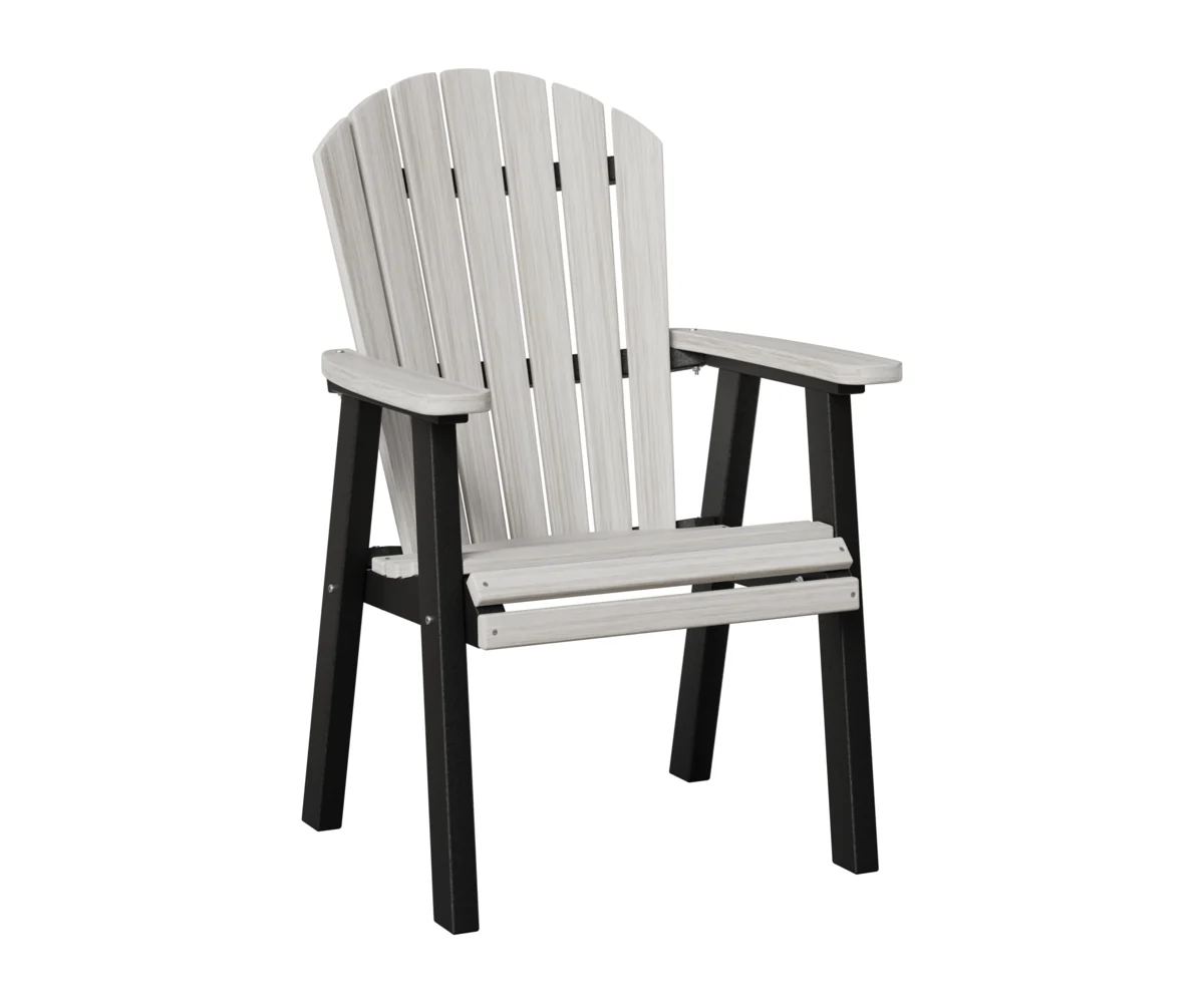 Berlin Gardens, Comfo-Back Dining Chair, Seashell on Black