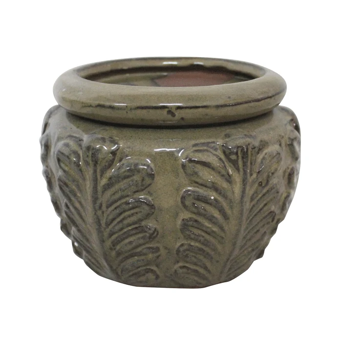 Border Concepts Leaf Self-Watering Pot, Assortment, 6.25" - Image 2