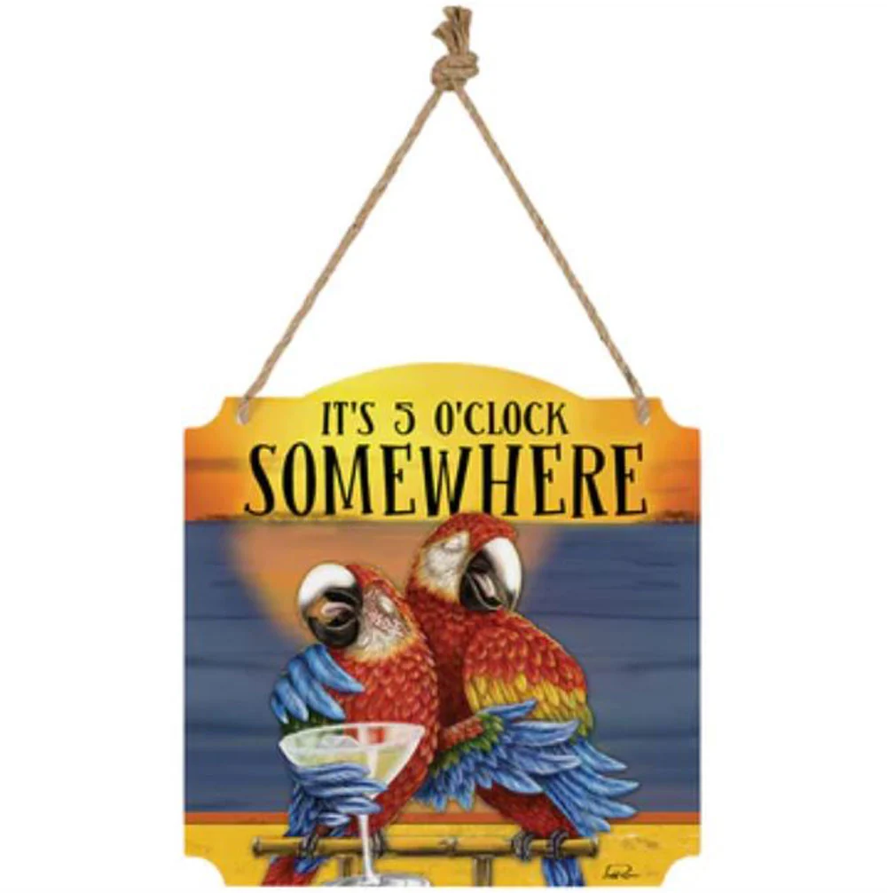 Carson, 5 O'clock Somewhere Metal Sign