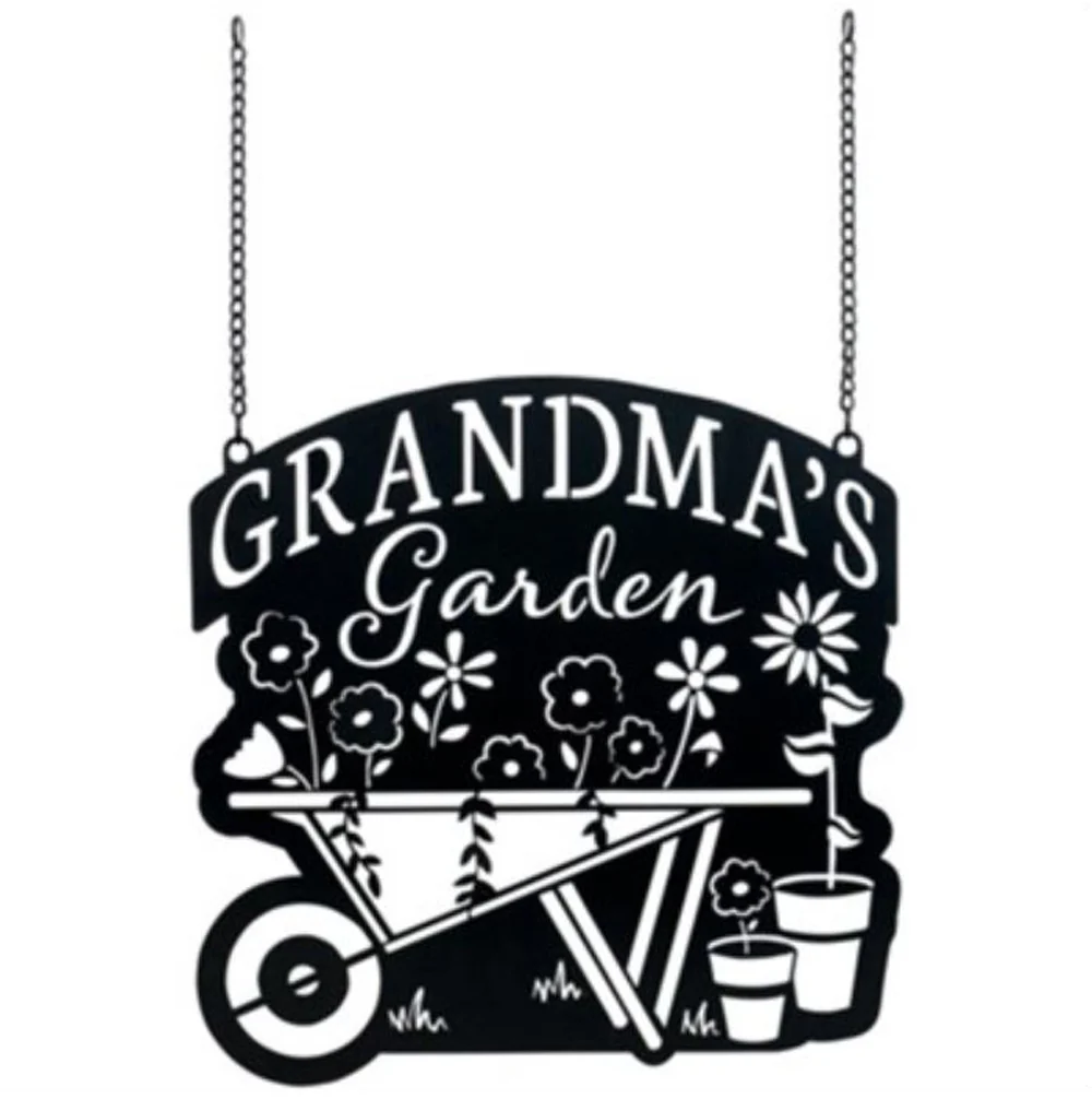Carson Home Accents, Grandma's Garden Metal Garden Flag