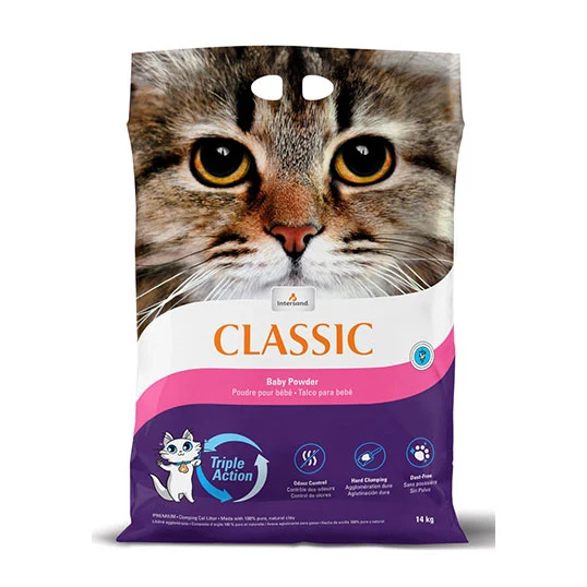 Classic Clumping Litter Baby Powder-14 lbs