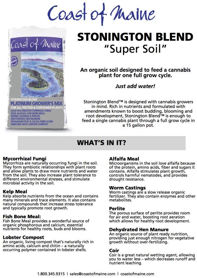 Coast of Maine Stonington Blend Grower’s Mix, 1.5 Cu. Ft. - Image 3