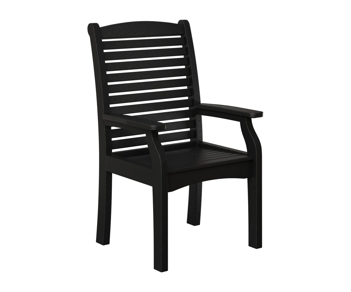 Berlin Gardens, Classic Terrace Dining Chair, Black