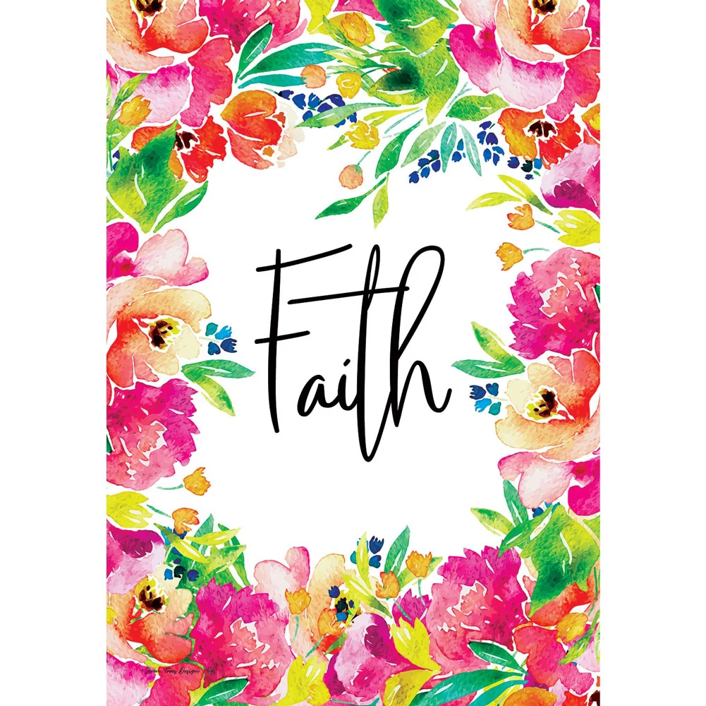 Custom Decor, Faith Flag