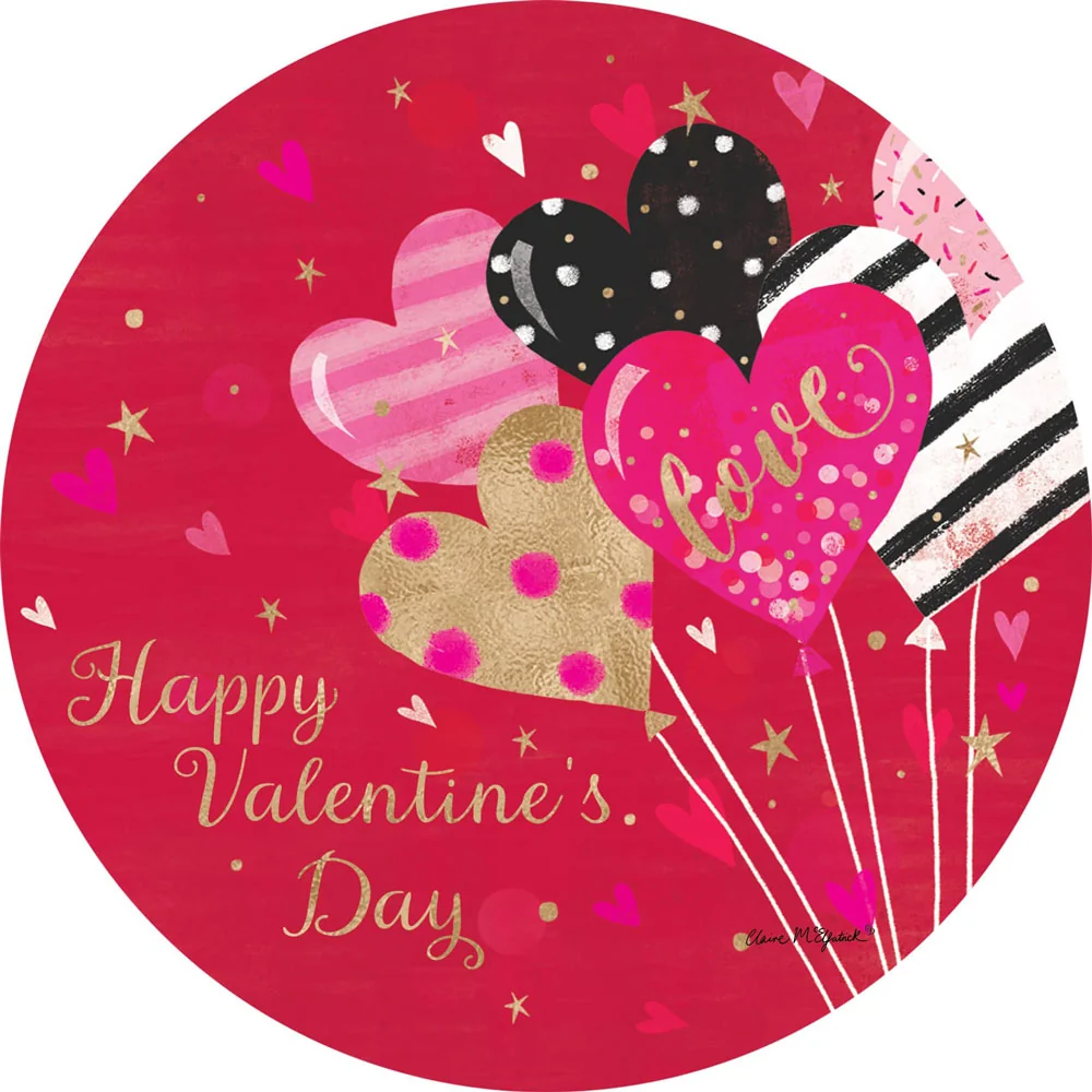 Custom Decor, Valentine's Balloons Stepping Stone