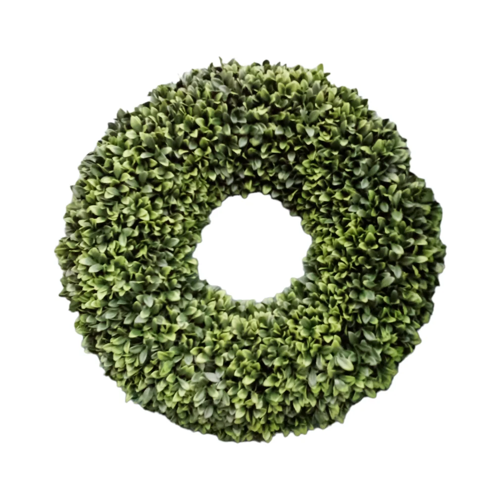 Direct Export, Winter Boxwood Wreath, 22"