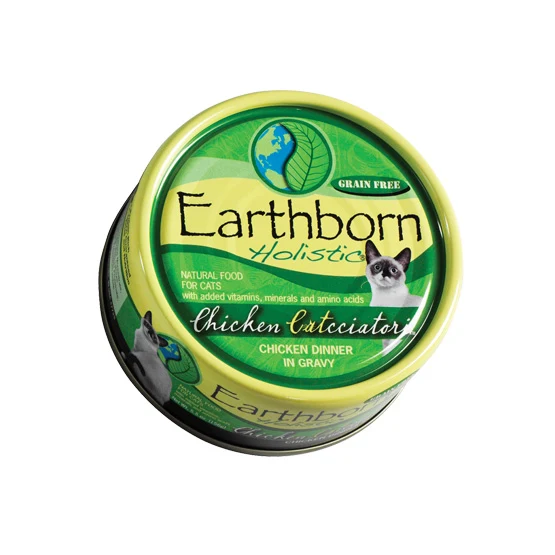 Earthborn, Holistic Chicken Catcciatori, Canned Cat Food, 3 oz