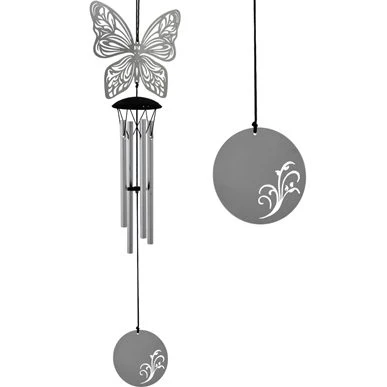 Flourish Butterfly Wind Chime By Woodstock