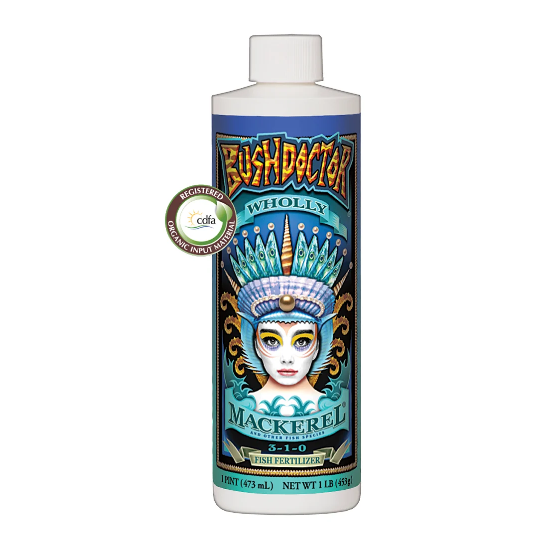 FoxFarm Bush Doctor Wholly Mackerel 3-1-0 Concentrate, 16 oz