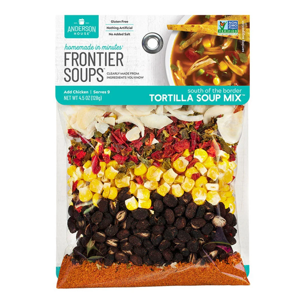 Frontier Soups, South of the Border Tortilla Soup Mix, 4.5 oz.
