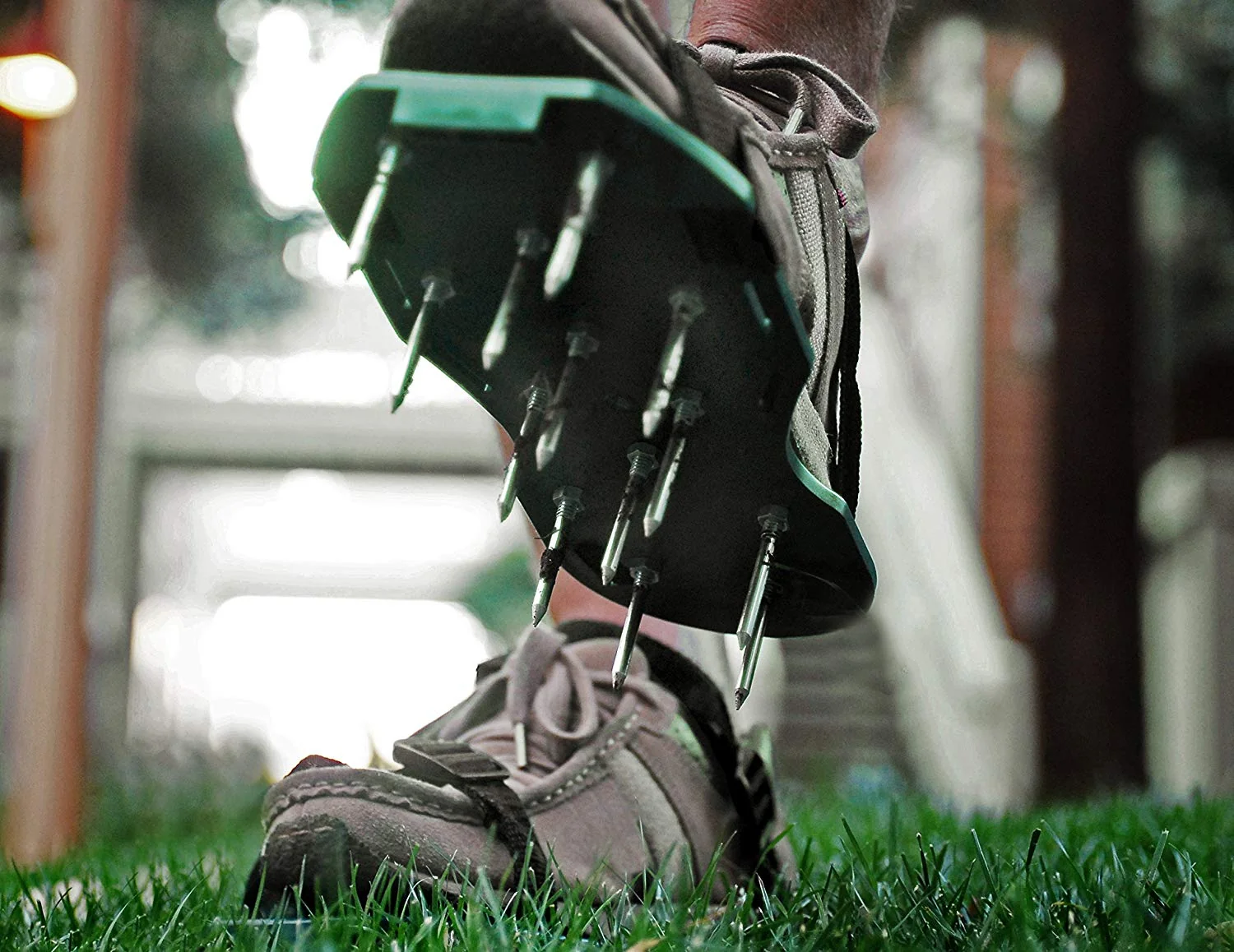 Giant Spiked Lawn Aerator Sandals/Shoes - Image 2