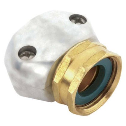 Gilmour Green Thumb Zinc Female Coupling for Hose, 5/8 in. and 3/4 in.