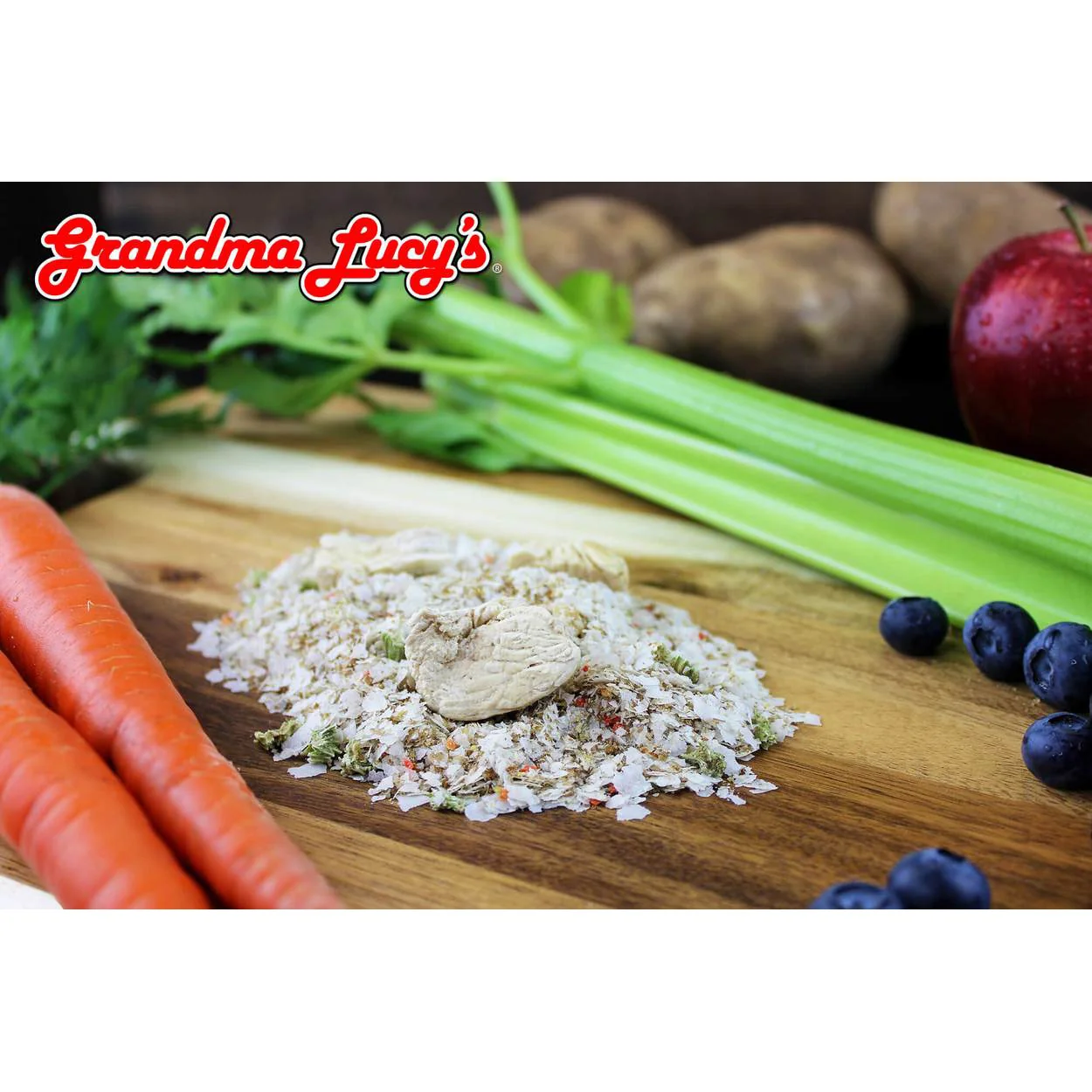 Grandma Lucy's Artisan Freeze-Dried Chicken Recipe Dog Food, 1 LB - Image 2