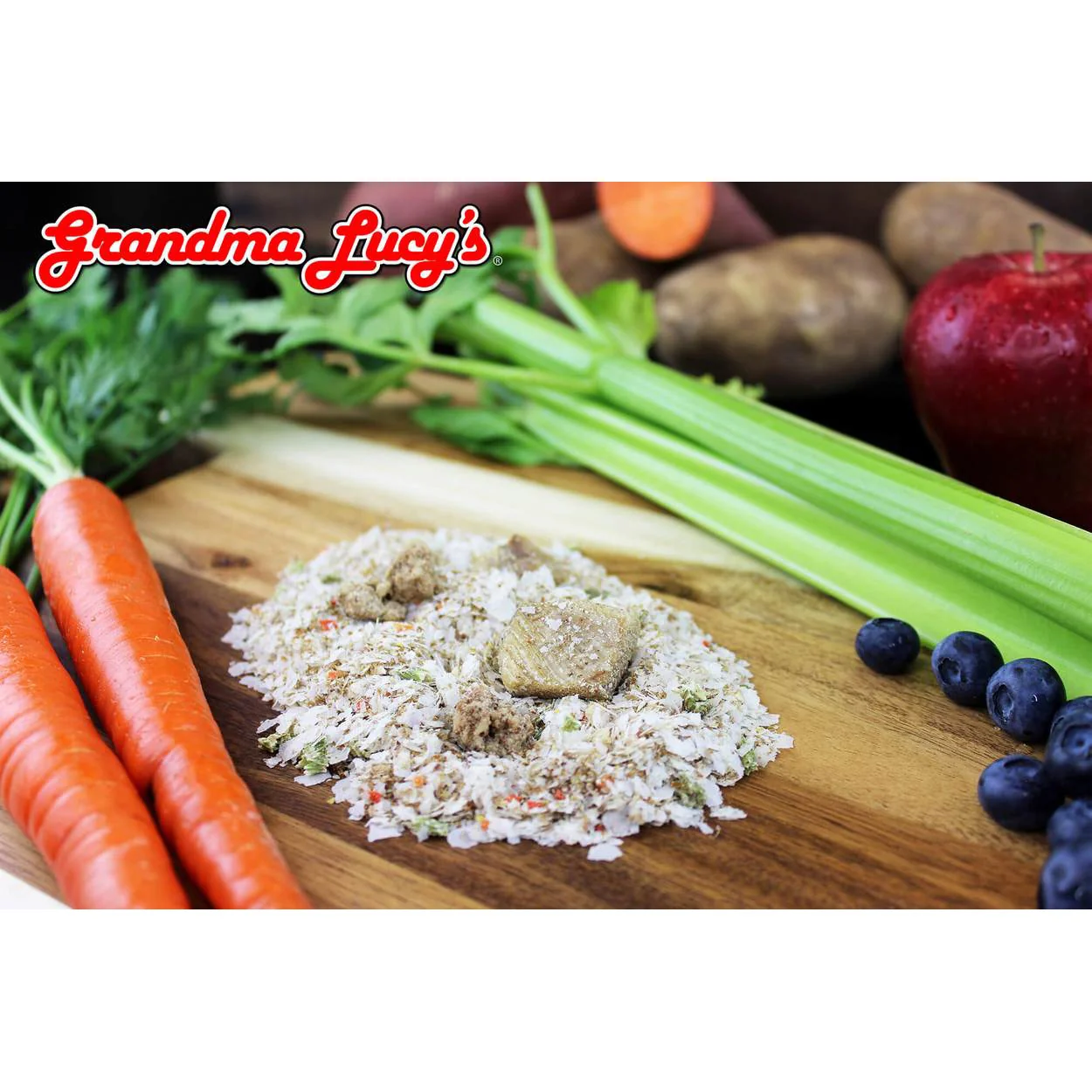 Grandma Lucy's Artisan Freeze-Dried Pork Recipe Dog Food, 1 LB - Image 2