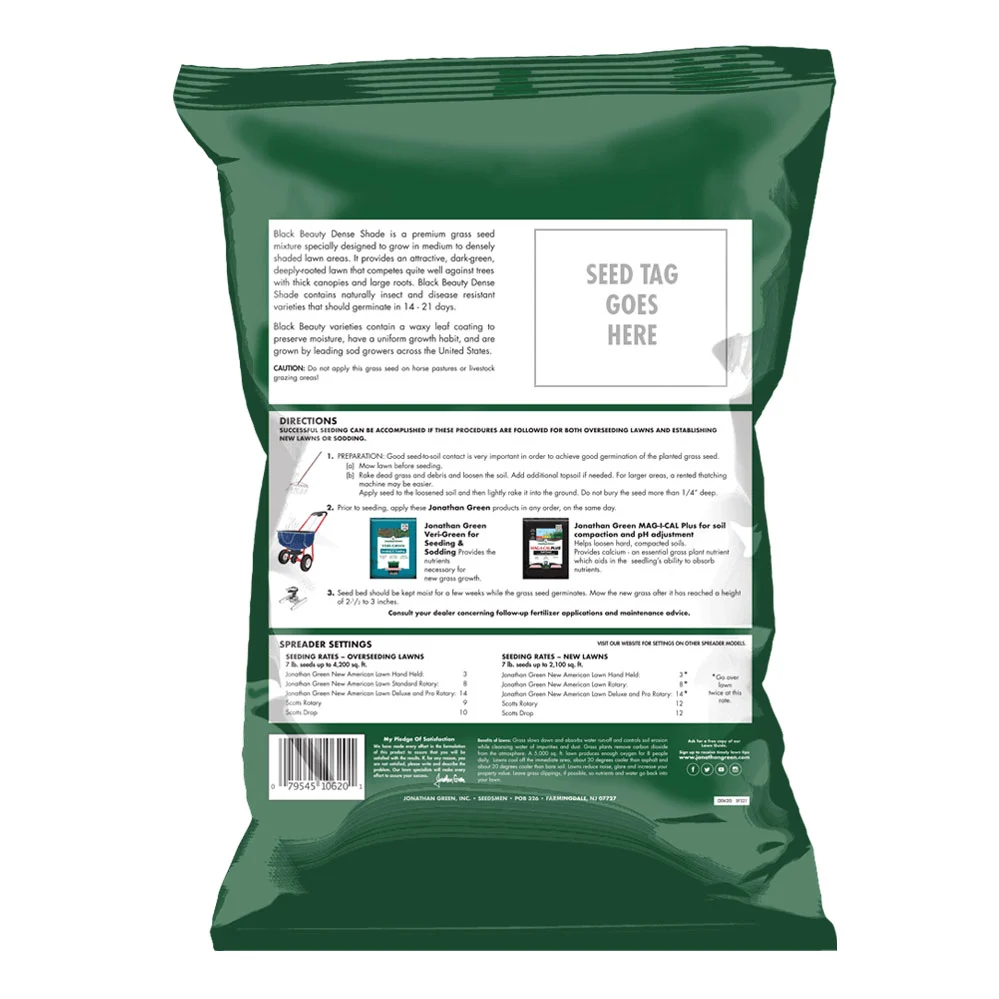 Jonathan Green Black Beauty&reg; Dense Shade Grass Seed, 25 lb. - Image 2