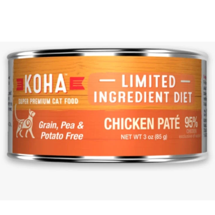 Koha Limited Ingredient Diet Chicken Pate Canned Cat Food, 3 oz. Can