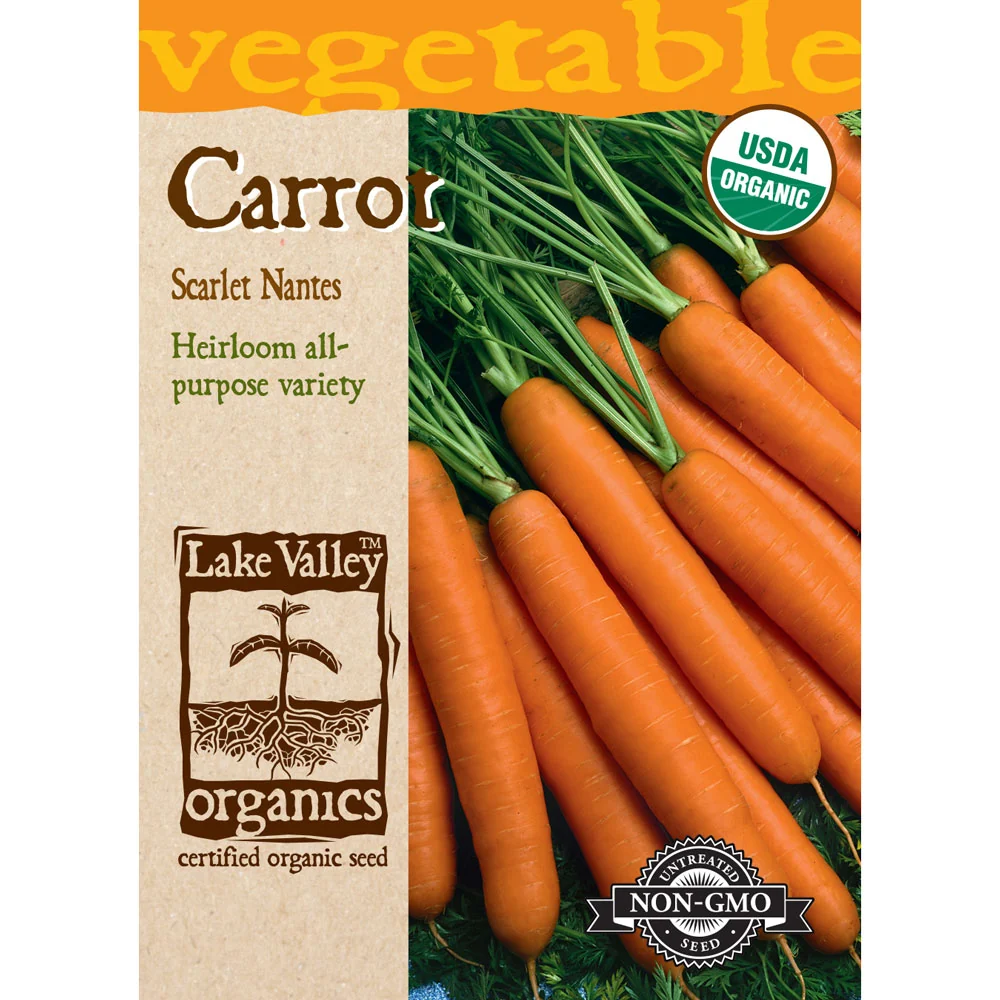 Lake Valley, Carrot, Scarlet Nantes Organic