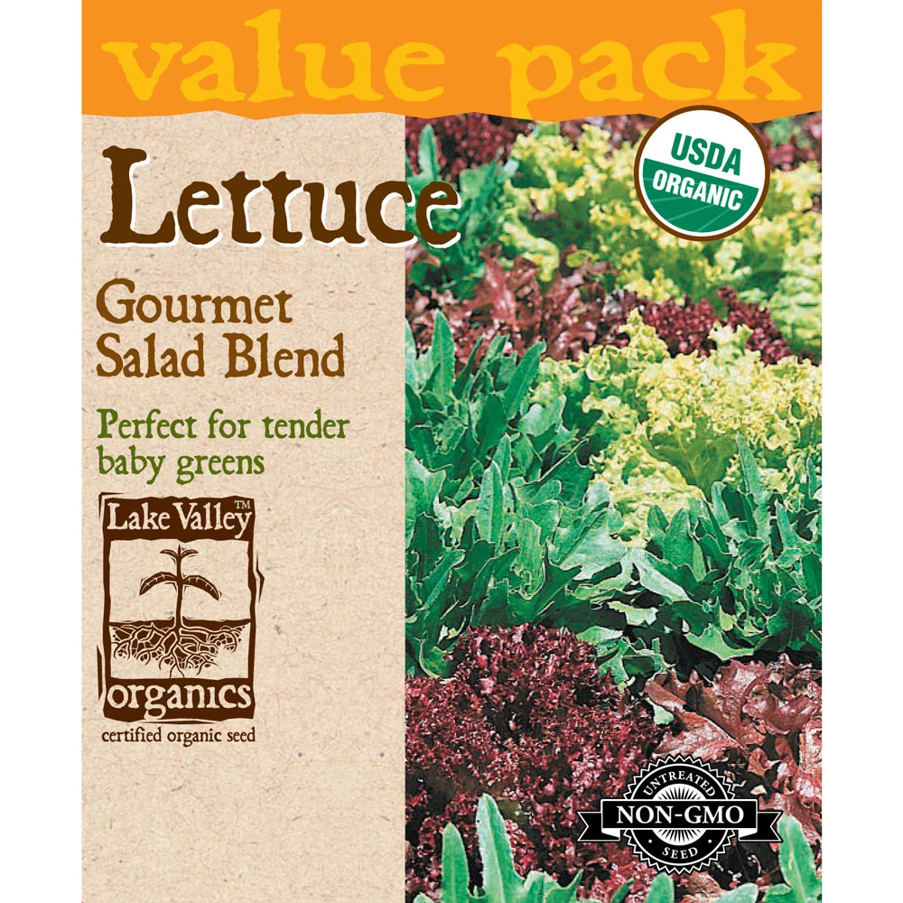 Lake Valley, Lettuce, Gourmet Salad Blend Organic