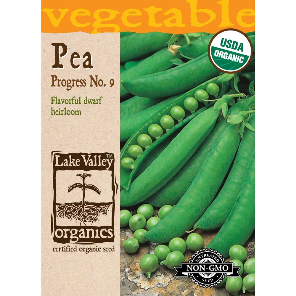 Lake Valley, Pea, Progress No. 9 Bush Organic