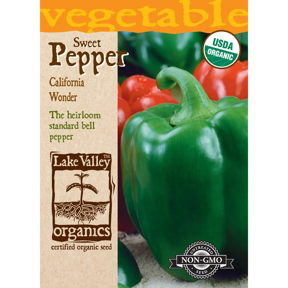 Lake Valley, Pepper, Sweet California Wonder Green Bell
