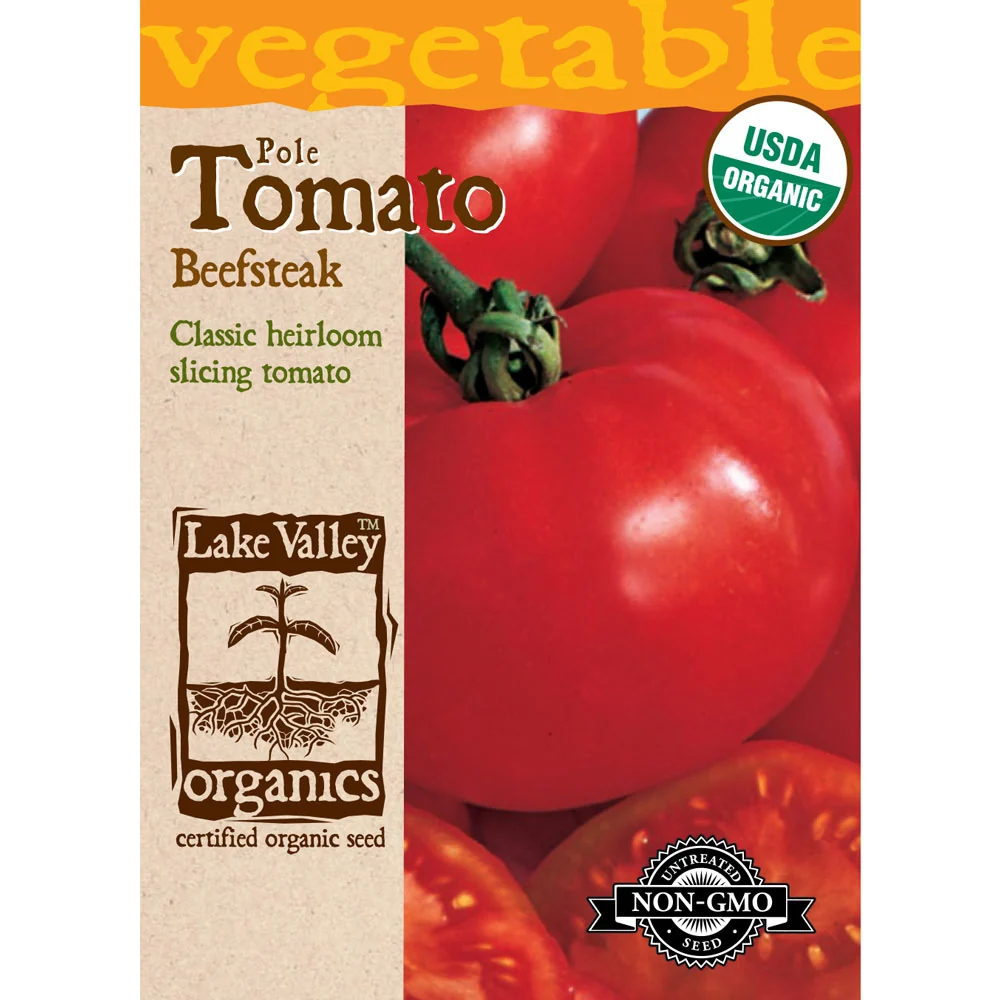 Lake Valley, Tomato, (Pole) Beefsteak Organic