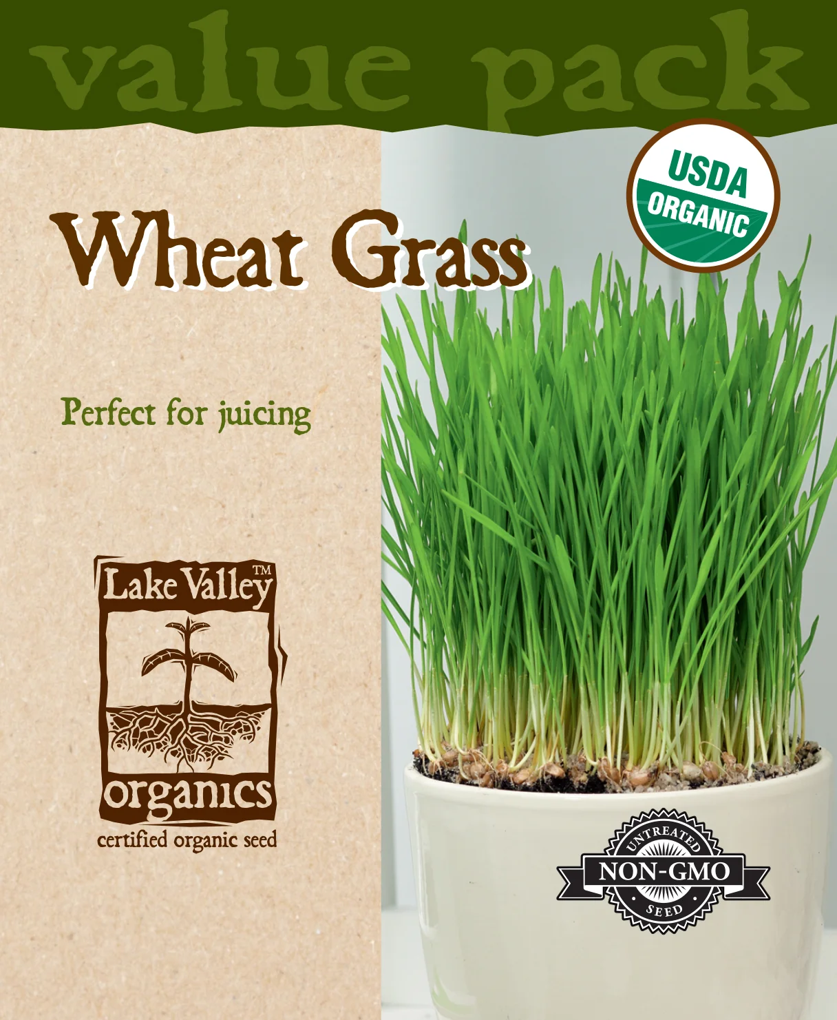 Lake Valley, Wheat, Grass Organic Herb