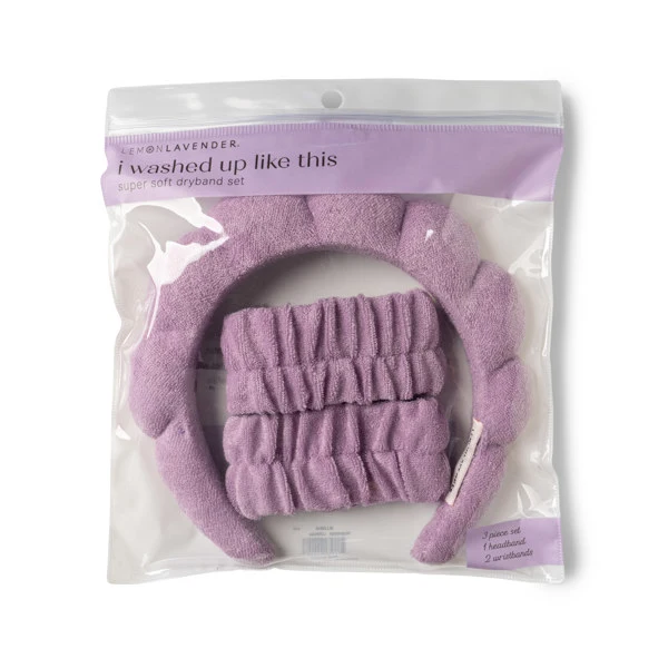 Lemon Lavender I Washed up Like This Super Soft Dryband Set, Assorted and Sold Separately - Image 2
