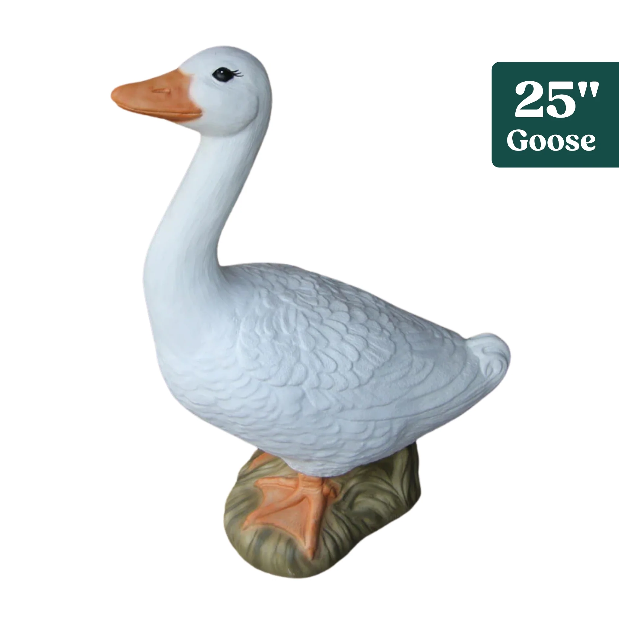 Massarelli's, Painted Porch Goose Statue (Multiple Sizes) - Image 2