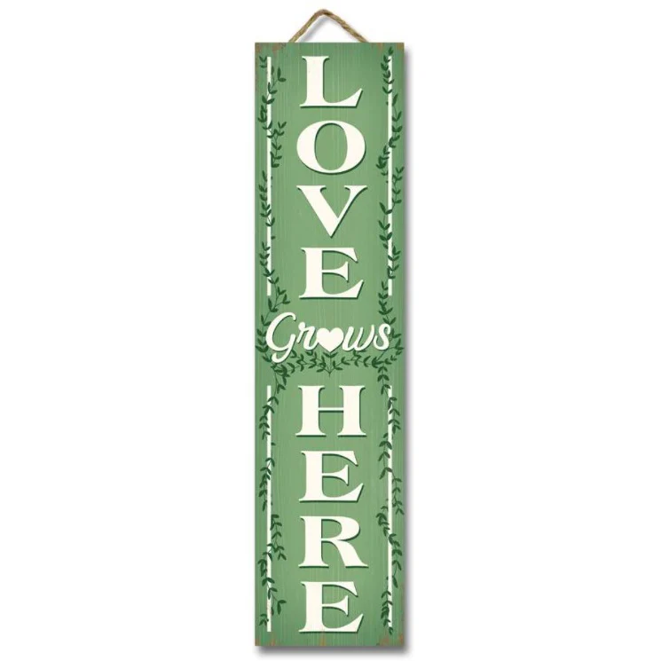 My Word! Hanging & Standing Sign- Love Grows Here