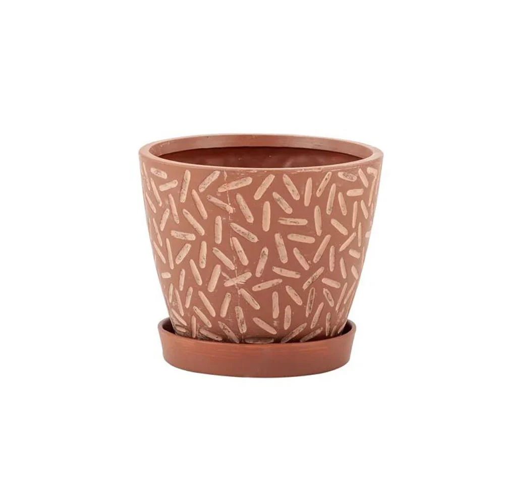 Napco, Clay Wash Pot W/Saucer - Image 2