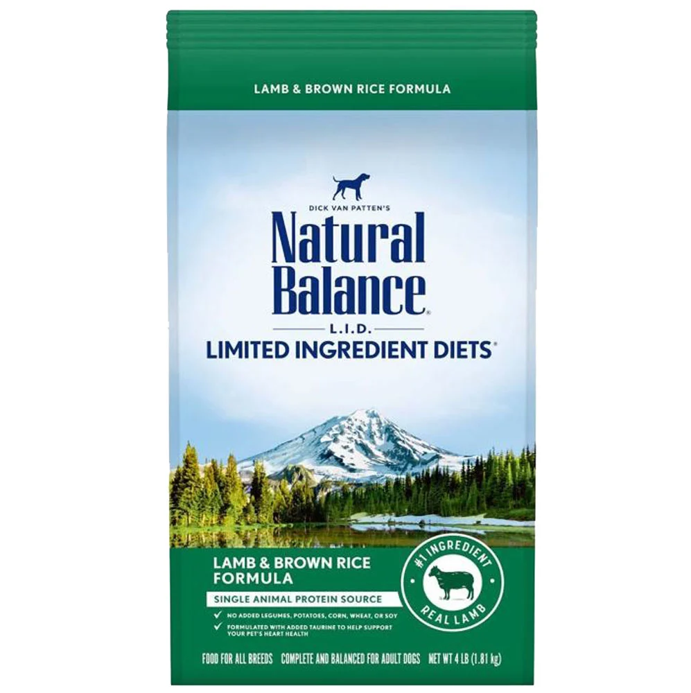 Natural Balance Limited Ingredient Diets Lamb Meal & Brown Rice Formula Dog Food, 26 lb - Image 3