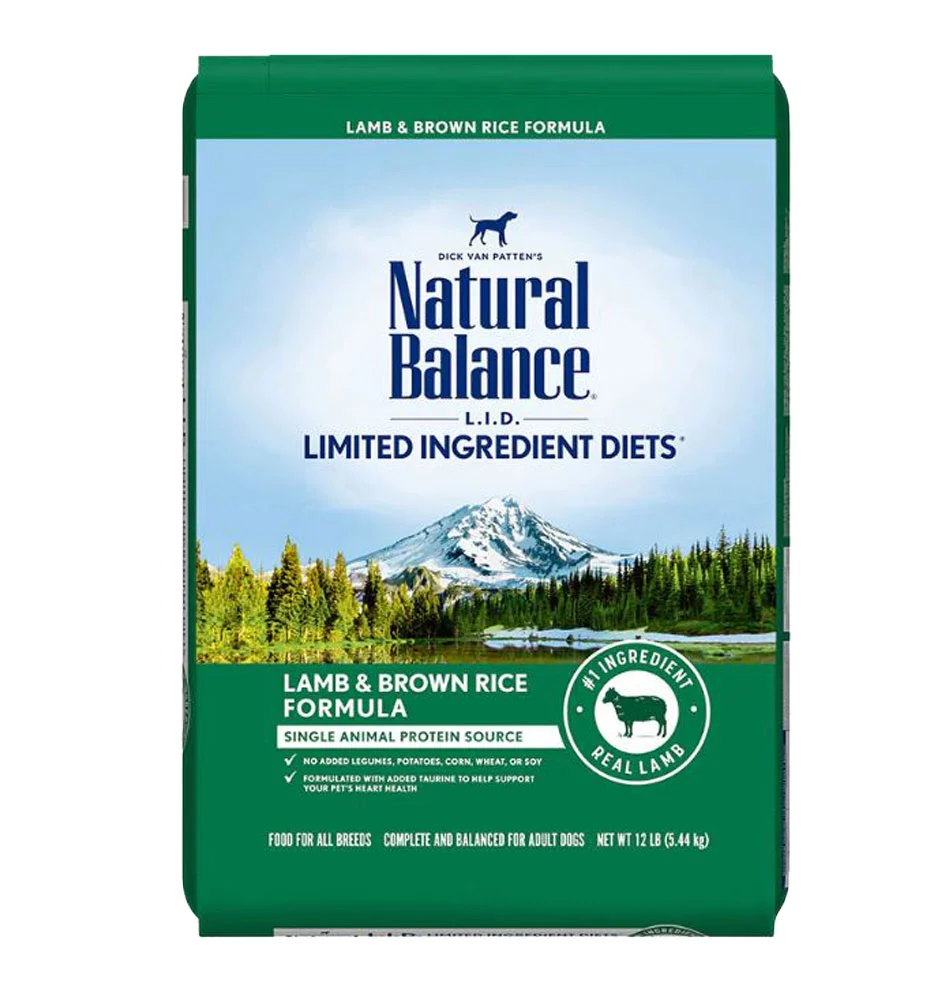 Natural Balance Limited Ingredient Diets Lamb Meal & Brown Rice Formula Dog Food, 26 lb - Image 4