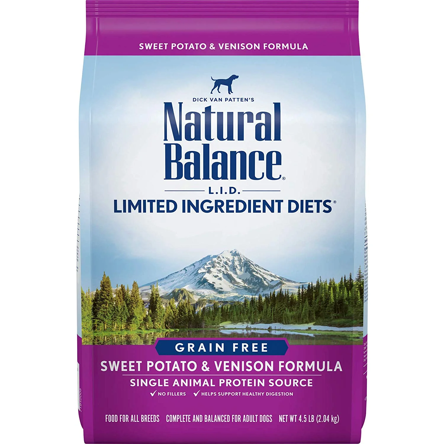 Natural Balance Limited Ingredient Diets Venison & Sweet Potato Formula Dog Food, 22lb