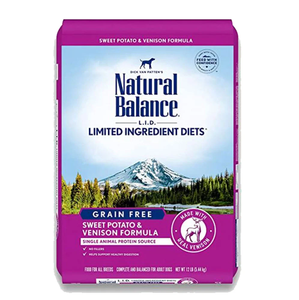 Natural Balance Limited Ingredient Diets Venison & Sweet Potato Formula Dog Food, 22lb - Image 3