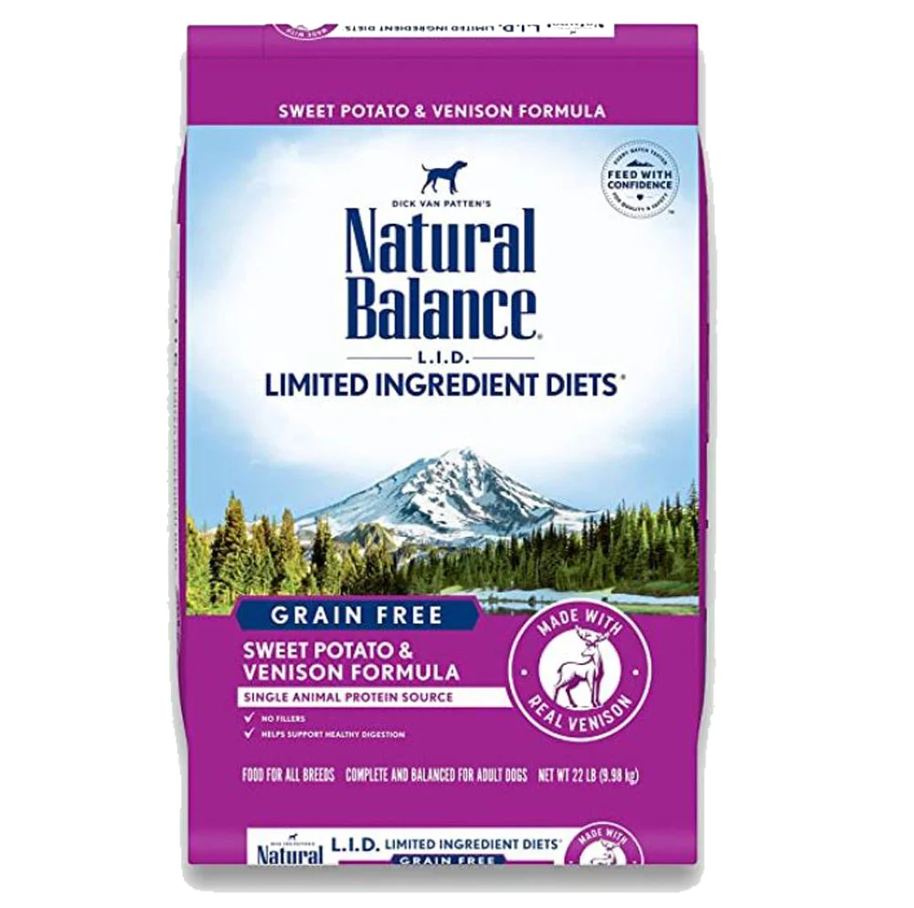 Natural Balance Limited Ingredient Diets Venison & Sweet Potato Formula Dog Food, 22lb - Image 4
