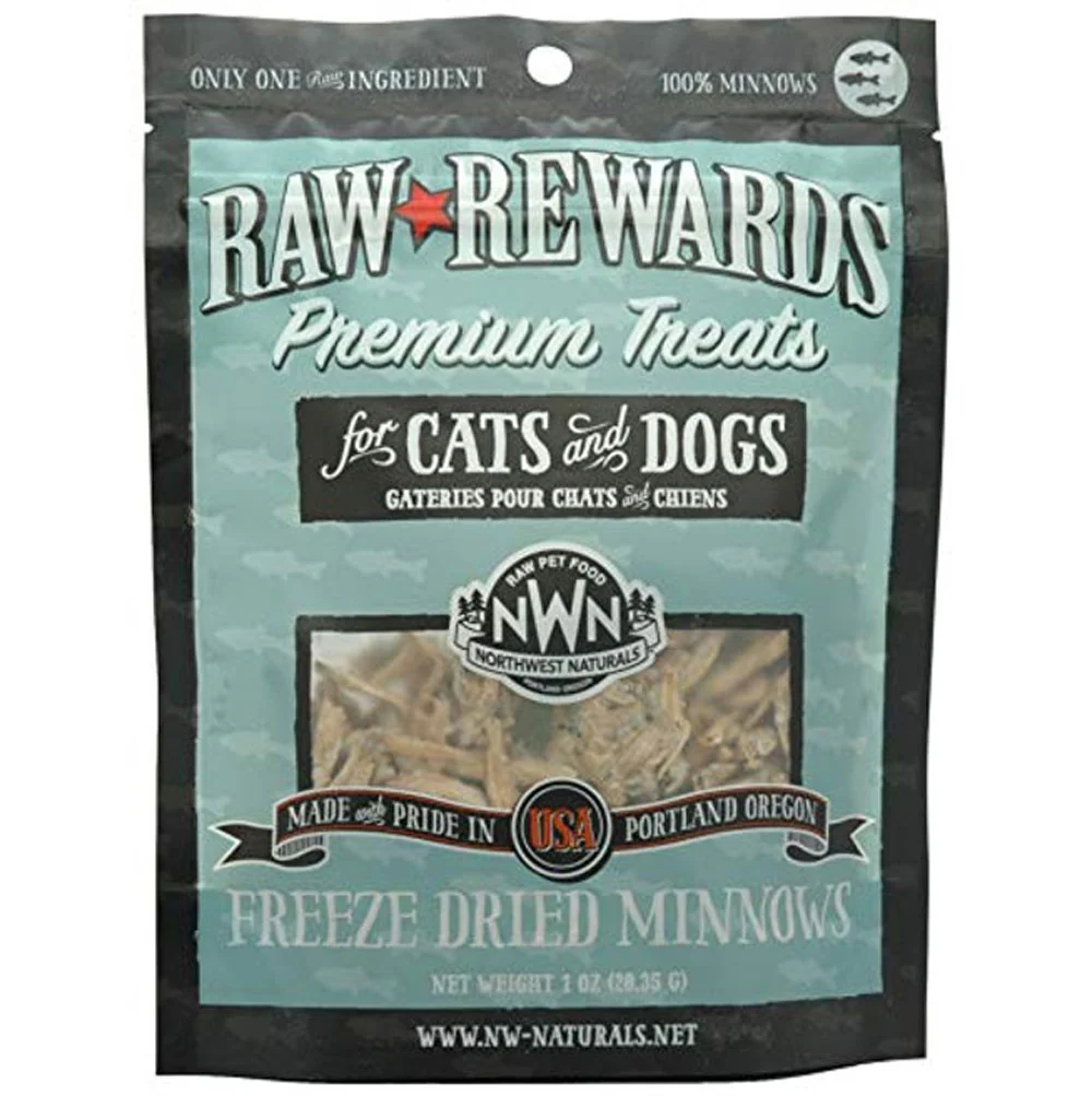 Northwest Naturals, Freeze-Dried Minnow Treats, 1 oz.