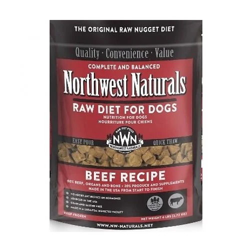 Northwest Naturals Frozen Beef Nuggets, 6 lb