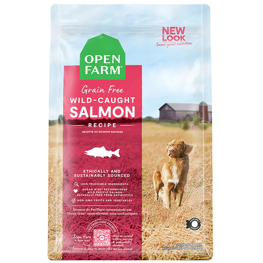 Open Farms, Grain Free Wild Salmon, 4 lb