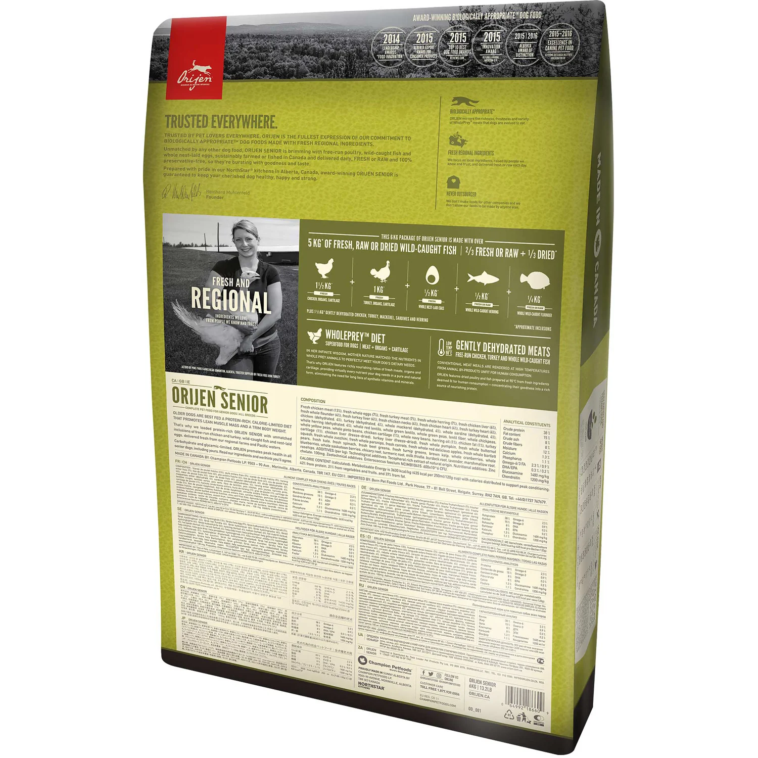 Orijen Senior Dog Food, 13 LB - Image 2