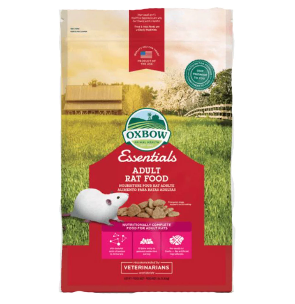 Oxbow, Essentials Adult Rat Food, 3 3lb.