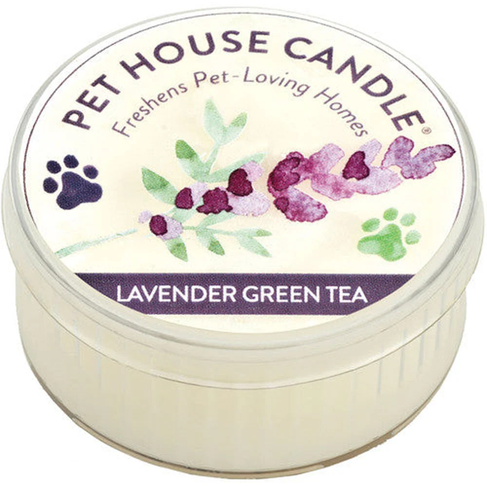 Pet House, Lavender & Grean Tea Candle - Image 2