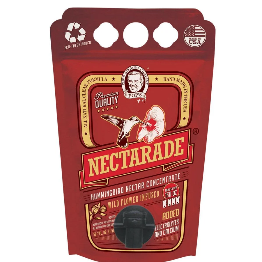 Pop's Birding, Nectarade® Hummingbird Nectar, Concentrate, 50.7 oz.