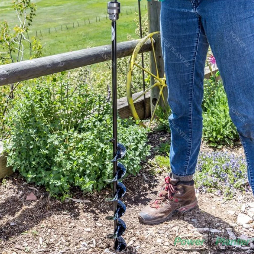 Power Planter, Bulb Auger, 1/2" X 24", Assorted Colors, Sold Separately - Image 2