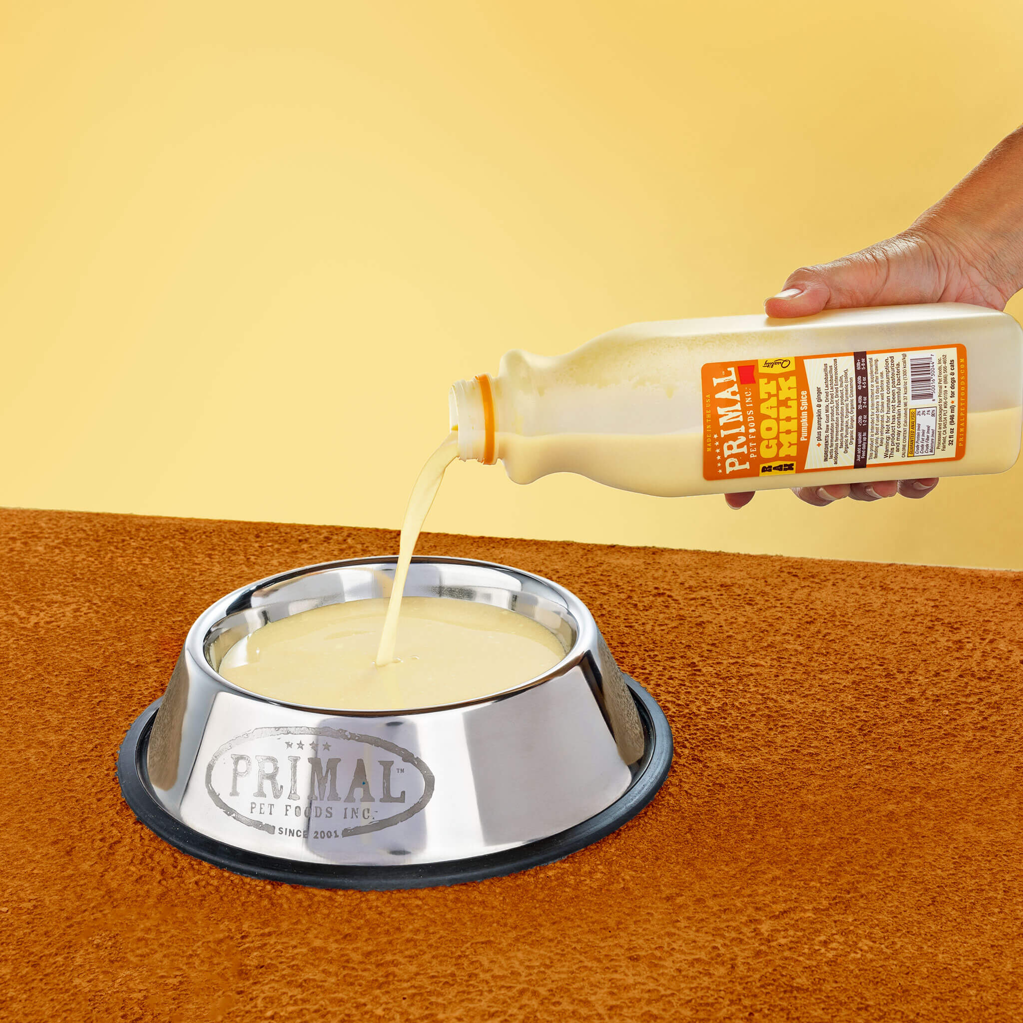 Primal Pet Foods Inc. Goat Milk + Pumpkin Spice, 32 oz. - Image 2