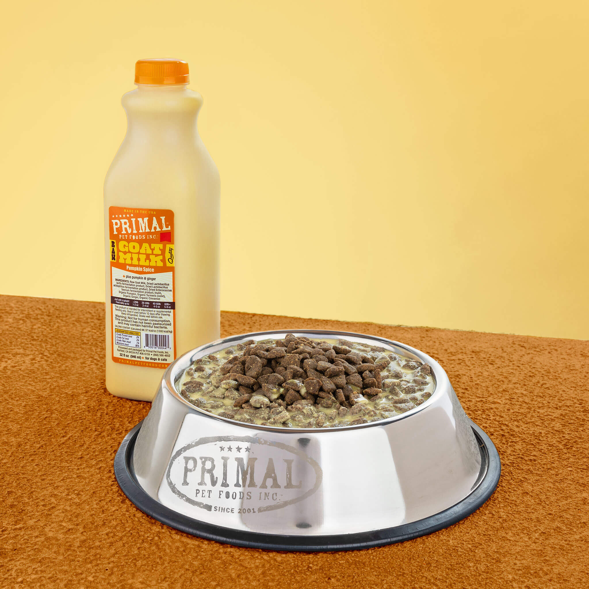 Primal Pet Foods Inc. Goat Milk + Pumpkin Spice, 32 oz. - Image 3