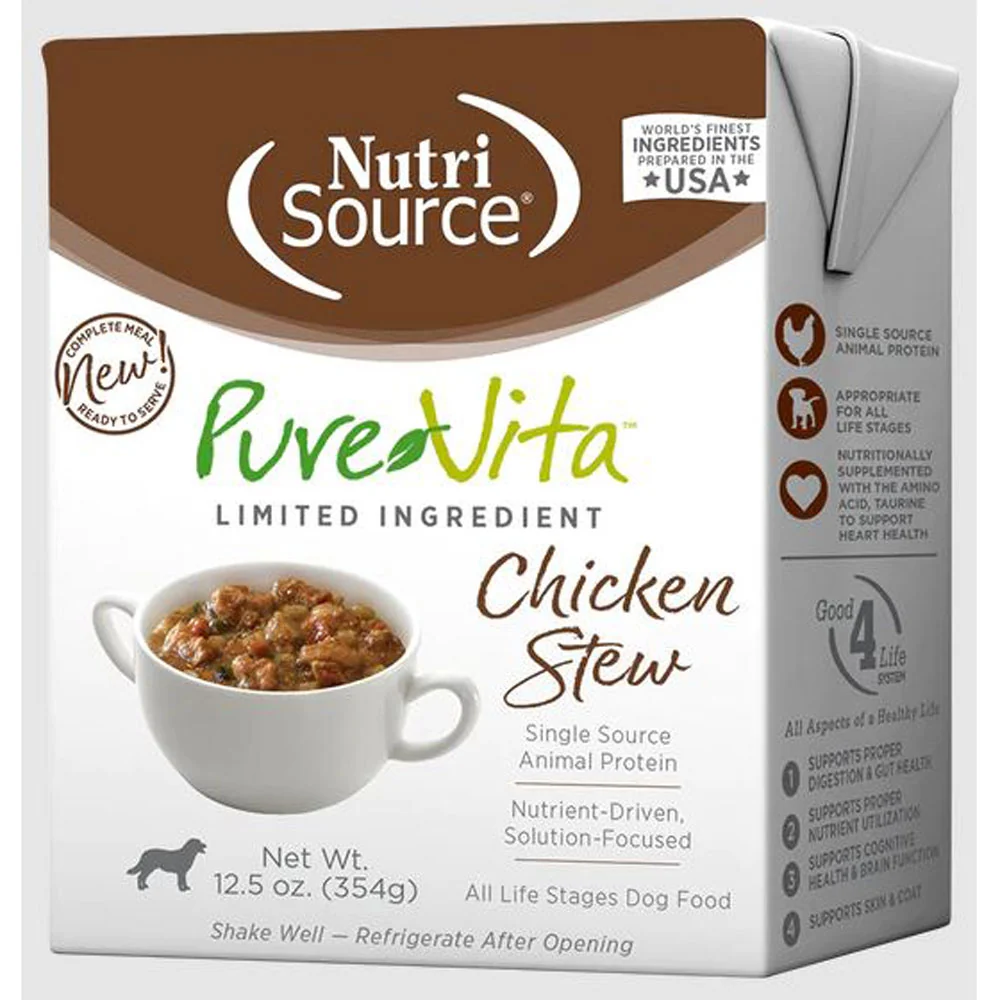 Pure Vita, Grain Free Chicken Stew, 12.5 oz. Can