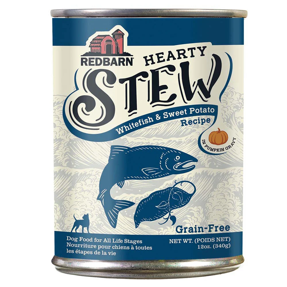 Redbarn, Grain Free White Fish & Sweet Potato Stew, 12 oz. Can