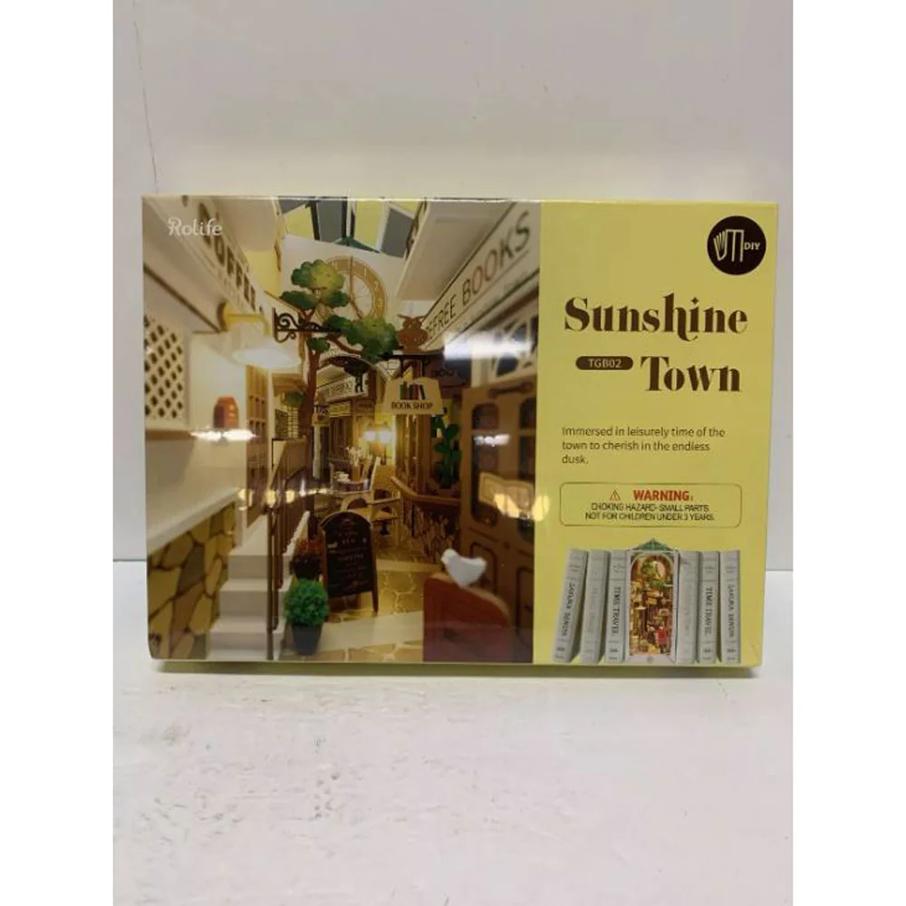 Robotime, Sunshine Town Miniature Book Nook Kit - Image 5