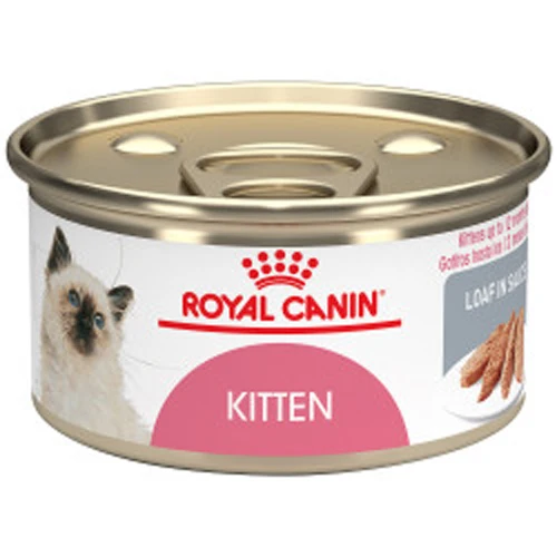 Royal Canin Kitten Loaf in Sauce Canned Cat Food, 5.1 oz